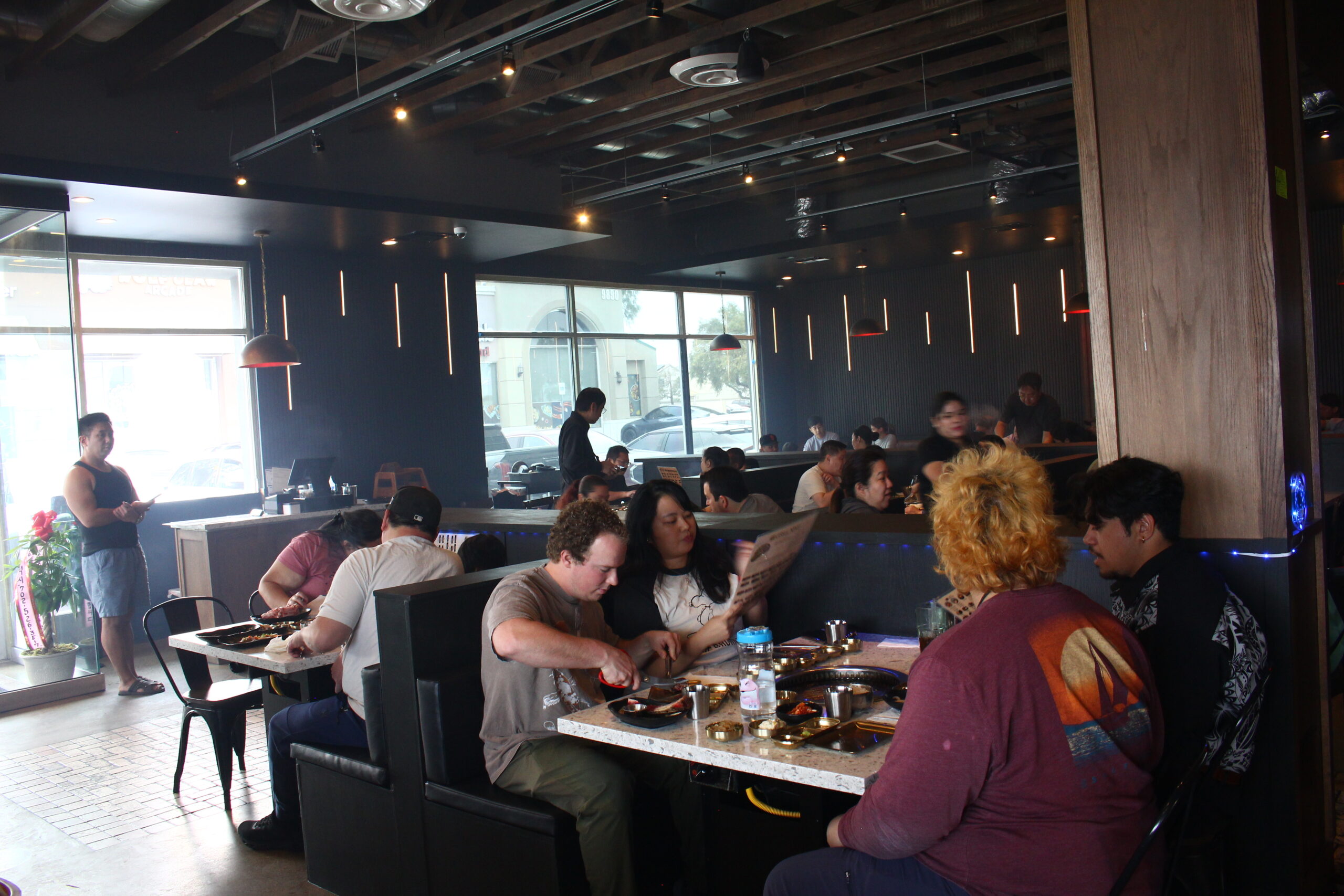 Korean BBQ Restaurant Henderson interior at Grill Nine
